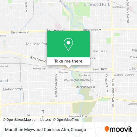 Marathon Maywood Coinless Atm map