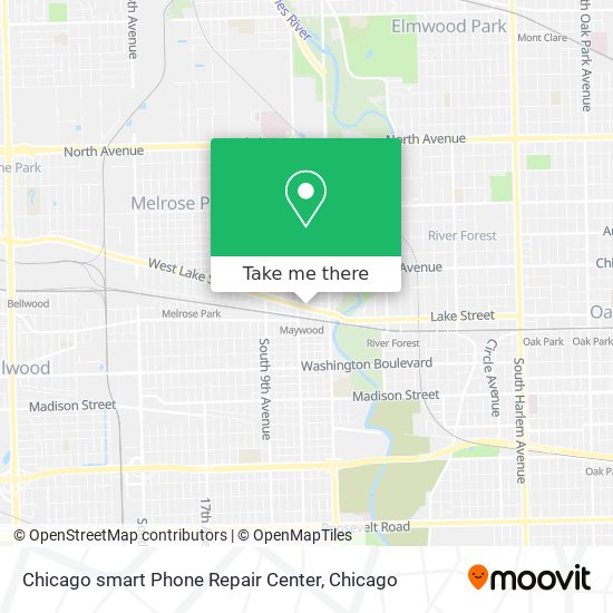 Mapa de Chicago smart Phone Repair Center