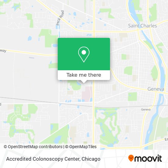 Accredited Colonoscopy Center map