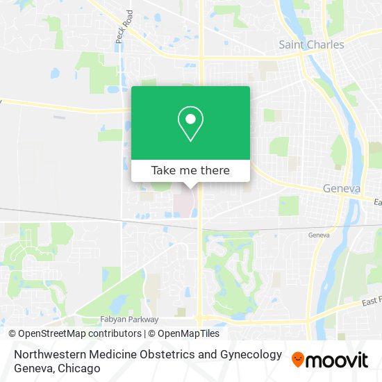 Northwestern Medicine Obstetrics and Gynecology Geneva map