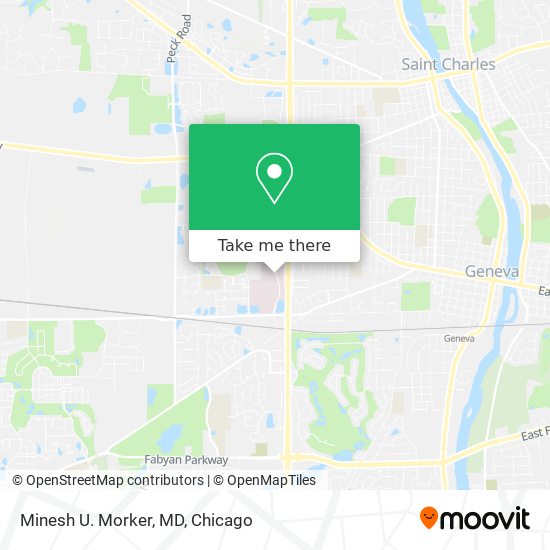 Minesh U. Morker, MD map