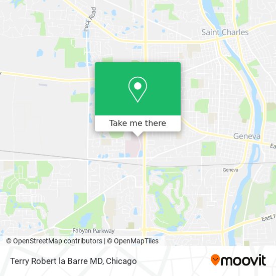 Terry Robert la Barre MD map