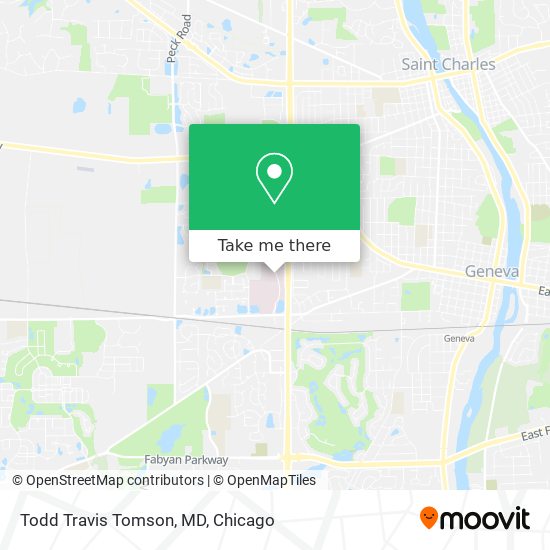 Todd Travis Tomson, MD map