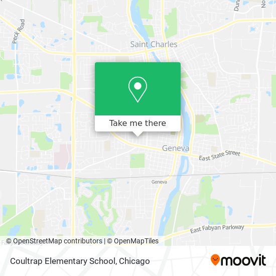 Coultrap Elementary School map