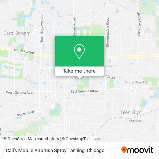 Mapa de Cali's Mobile Airbrush Spray Tanning