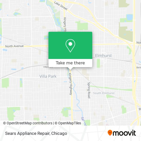 Mapa de Sears Appliance Repair