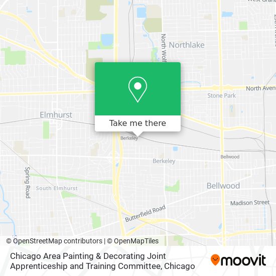 Chicago Area Painting & Decorating Joint Apprenticeship and Training Committee map