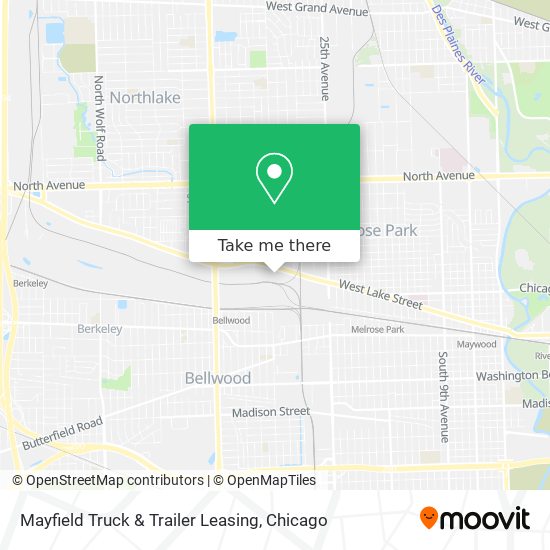 Mapa de Mayfield Truck & Trailer Leasing