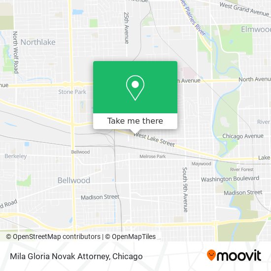 Mila Gloria Novak Attorney map