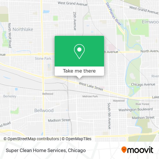 Mapa de Super Clean Home Services