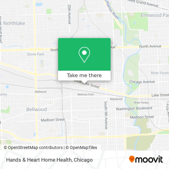 Hands & Heart Home Health map