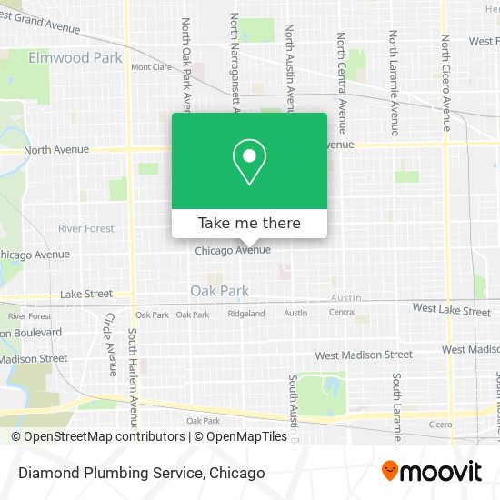 Diamond Plumbing Service map