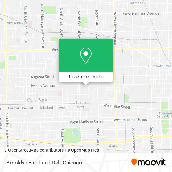 Brooklyn Food and Deli map