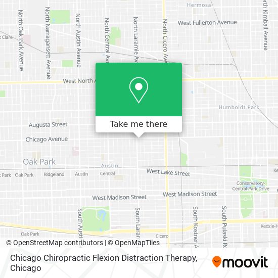 Mapa de Chicago Chiropractic Flexion Distraction Therapy