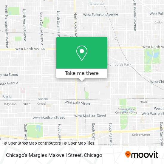 Chicago's Margies Maxwell Street map