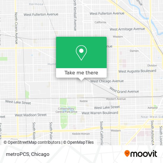 metroPCS map