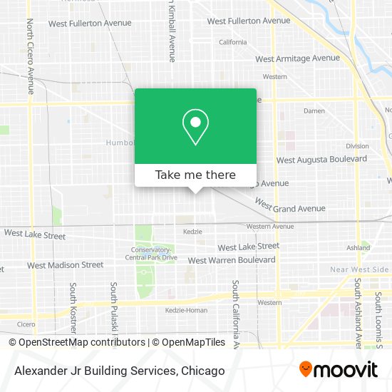 Alexander Jr Building Services map