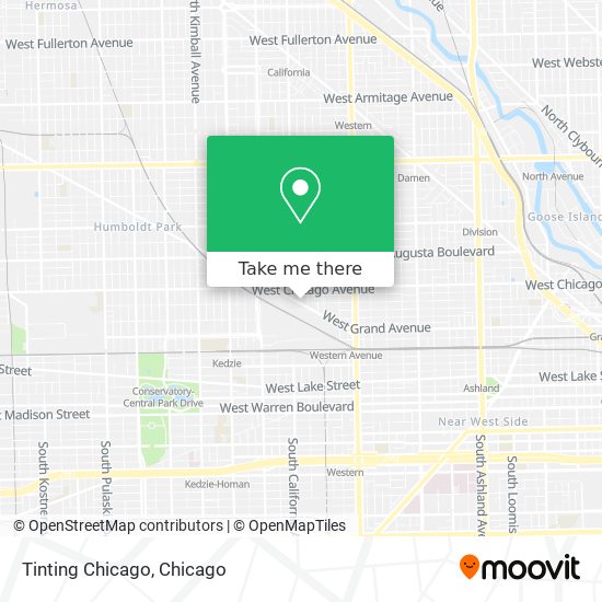 Tinting Chicago map