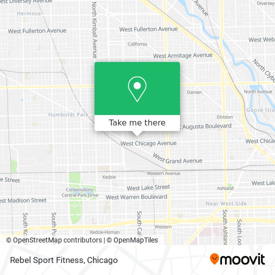 Rebel Sport Fitness map