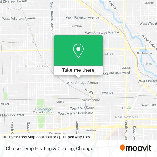 Choice Temp Heating & Cooling map