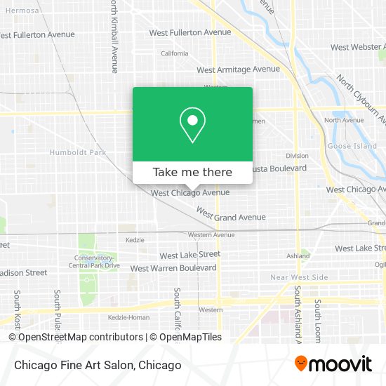 Chicago Fine Art Salon map