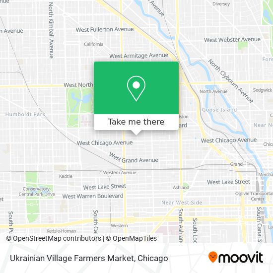 Ukrainian Village Farmers Market map