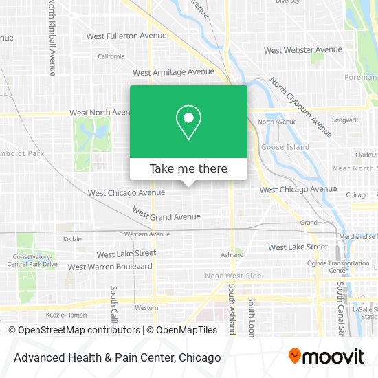 Mapa de Advanced Health & Pain Center
