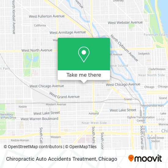 Chiropractic Auto Accidents Treatment map