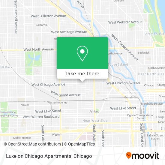 Mapa de Luxe on Chicago Apartments