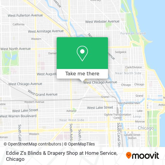 Eddie Z's Blinds & Drapery Shop at Home Service map