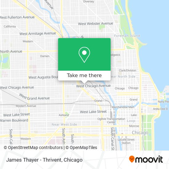 James Thayer - Thrivent map