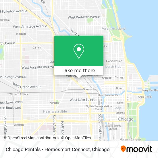 Chicago Rentals - Homesmart Connect map