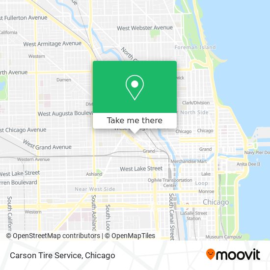 Carson Tire Service map