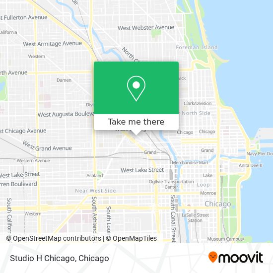 Studio H Chicago map
