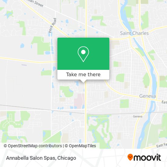 Annabella Salon Spas map