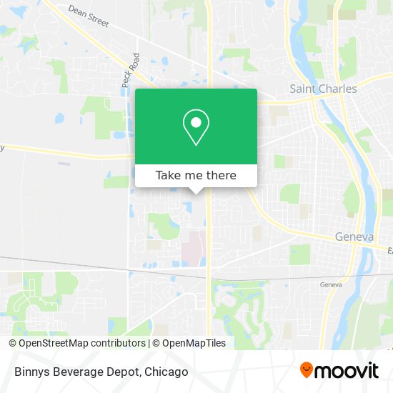 Mapa de Binnys Beverage Depot