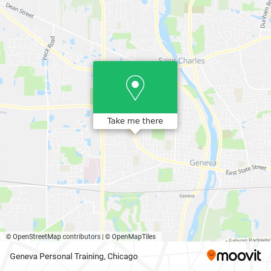 Mapa de Geneva Personal Training