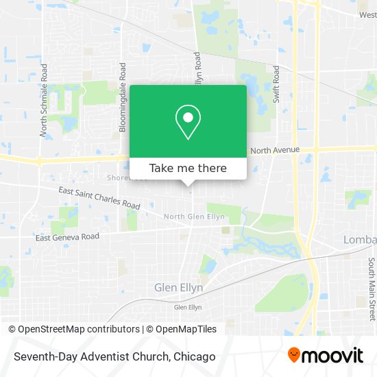 Seventh-Day Adventist Church map