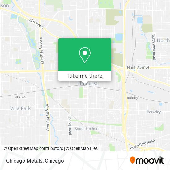 Chicago Metals map