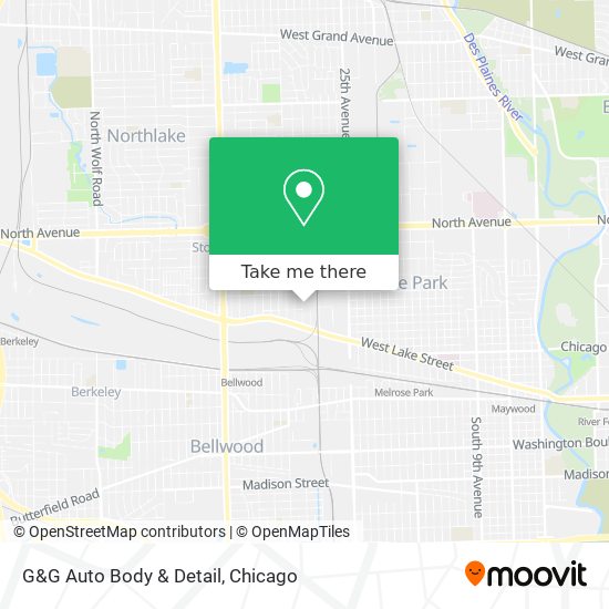 G&G Auto Body & Detail map