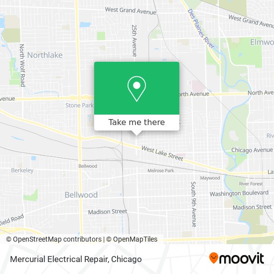 Mercurial Electrical Repair map
