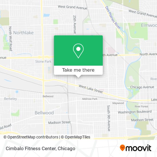 Mapa de Cimbalo Fitness Center