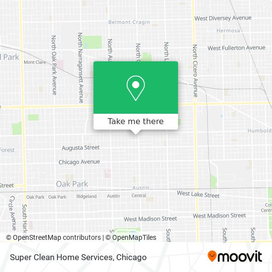 Super Clean Home Services map