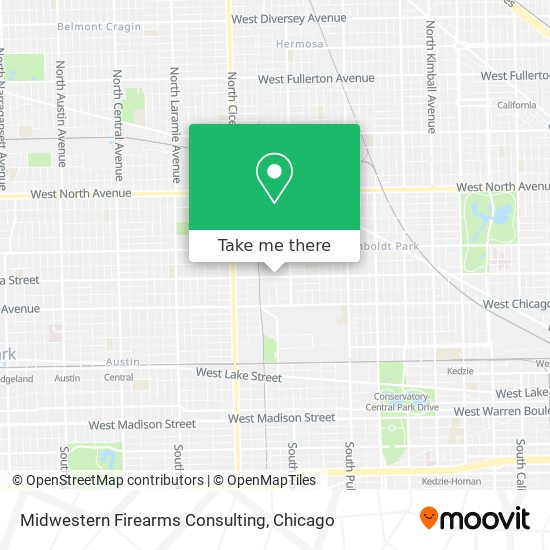 Mapa de Midwestern Firearms Consulting