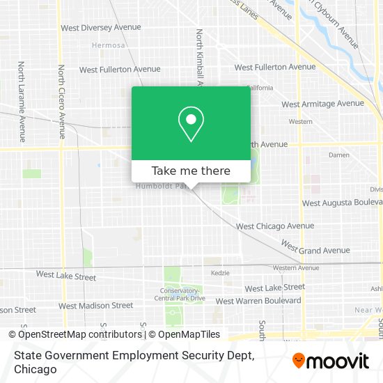 State Government Employment Security Dept map