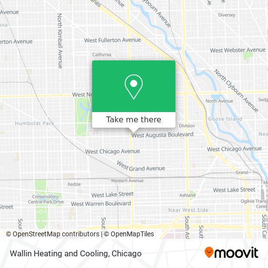 Wallin Heating and Cooling map