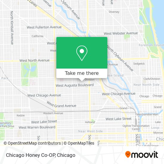 Mapa de Chicago Honey Co-OP