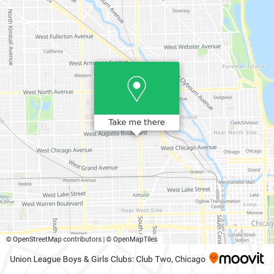 Mapa de Union League Boys & Girls Clubs: Club Two