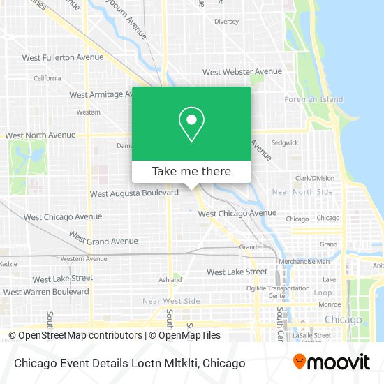 Mapa de Chicago Event Details Loctn Mltklti