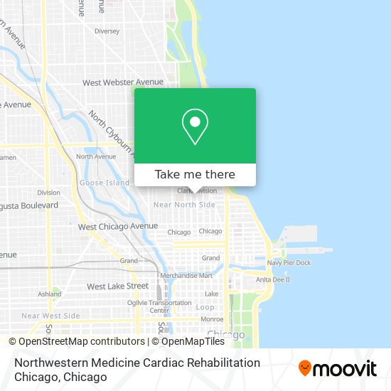 Northwestern Medicine Cardiac Rehabilitation Chicago map